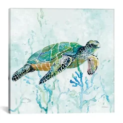 Kirklands Home Sea Turtle Swim I Canvas Art Print