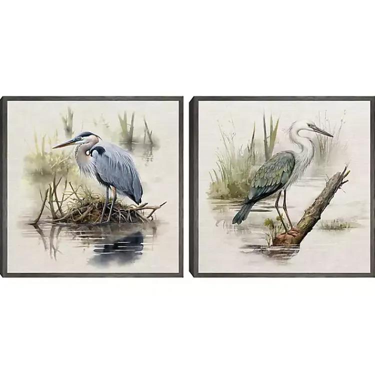 Kirklands Home Seabird Portrait Framed Canvas Prints, Set of 2 Multi Online