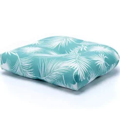 Kirklands Home Seafoam Floral Outdoor Chair Cushion Green Outlet
