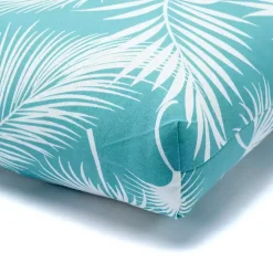 Kirklands Home Seafoam Floral Outdoor Chair Cushion Green Outlet