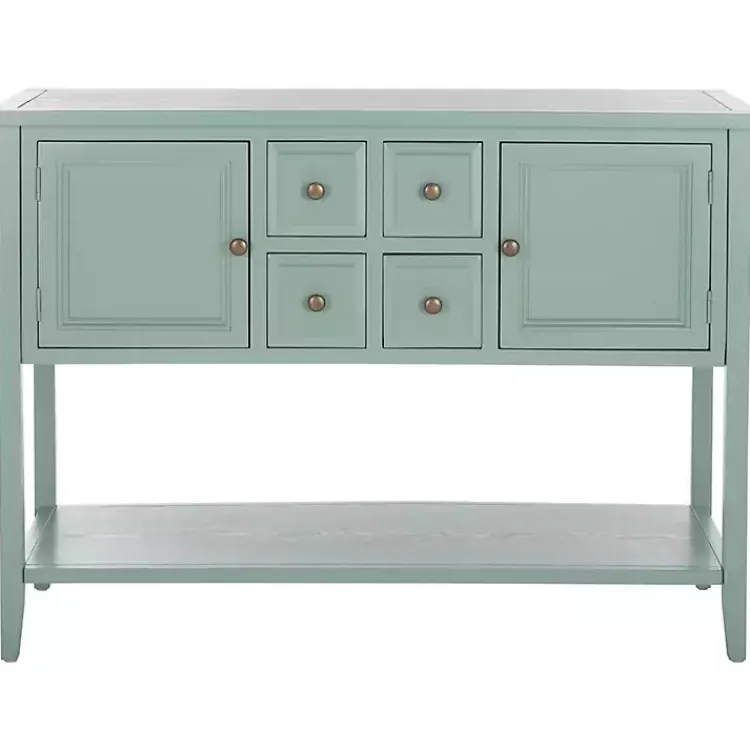 Kirklands Home Seafoam 4-Drawer Charlotte Sideboard Green Sale