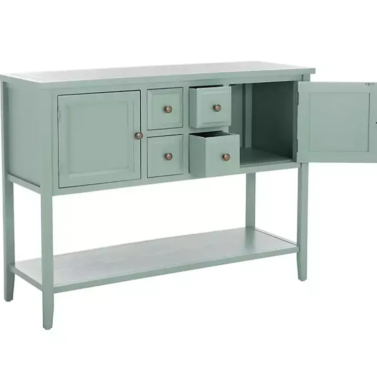 Kirklands Home Seafoam 4-Drawer Charlotte Sideboard Green Sale