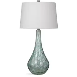 Kirklands Home Seafoam Green Teardrop Table Lamp White New