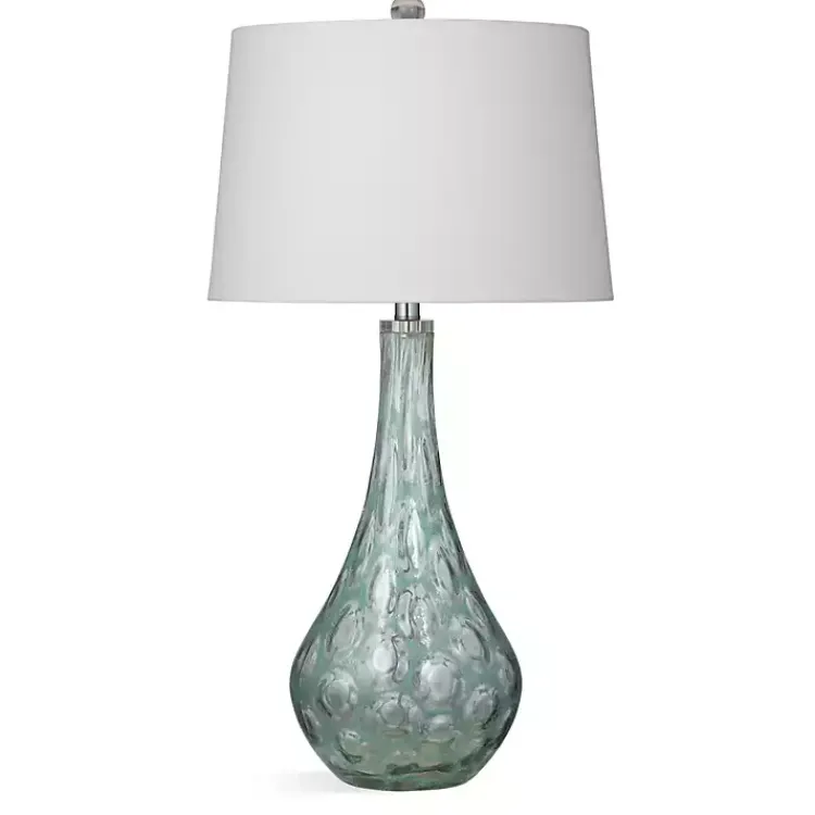 Kirklands Home Seafoam Green Teardrop Table Lamp White New