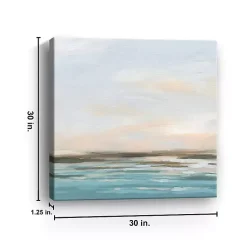 Kirklands Home Seafoam Sunset Canvas Art Print New