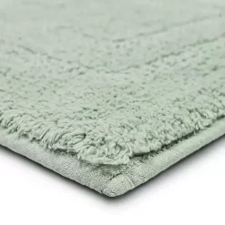 Kirklands Home Seaglass Reversible Cotton Bath Mat, 45 in. Green Hot