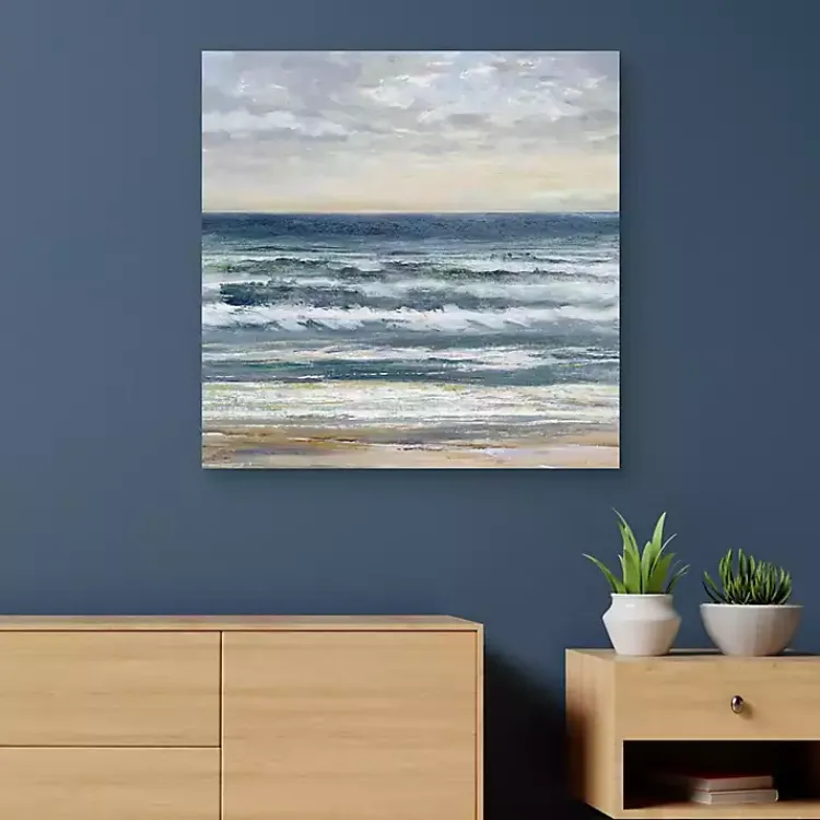 Kirklands Home Seascape Skies Canvas Art Print Blue Best