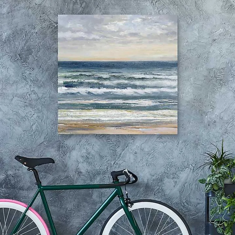 Kirklands Home Seascape Skies Canvas Art Print Blue Best