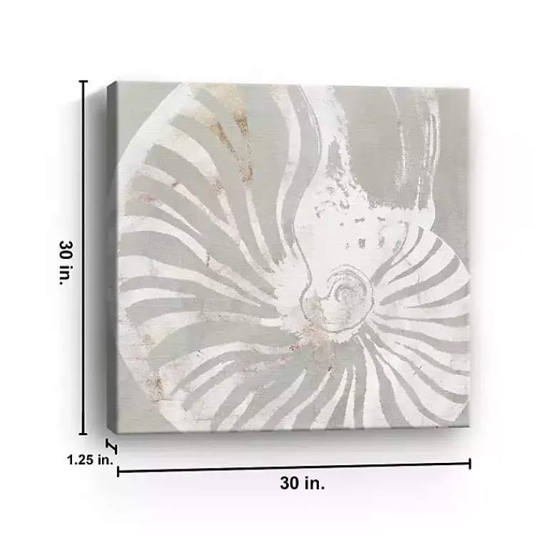 Kirklands Home Seashell Close Up Canvas Art Print Best