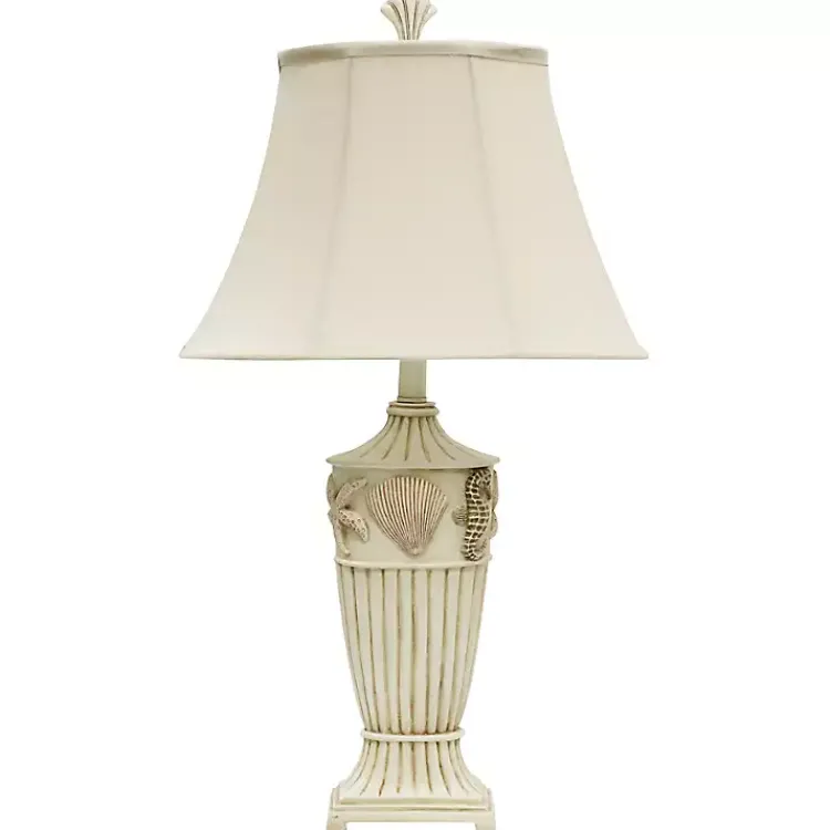 Kirklands Home Seaside Cream Table Lamp Ivory Online