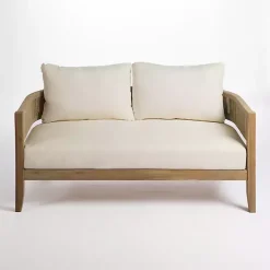 Kirklands Home Seaside Outdoor Settee New