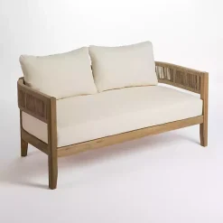 Kirklands Home Seaside Outdoor Settee New