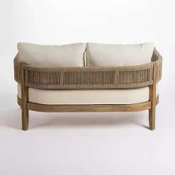 Kirklands Home Seaside Outdoor Settee New
