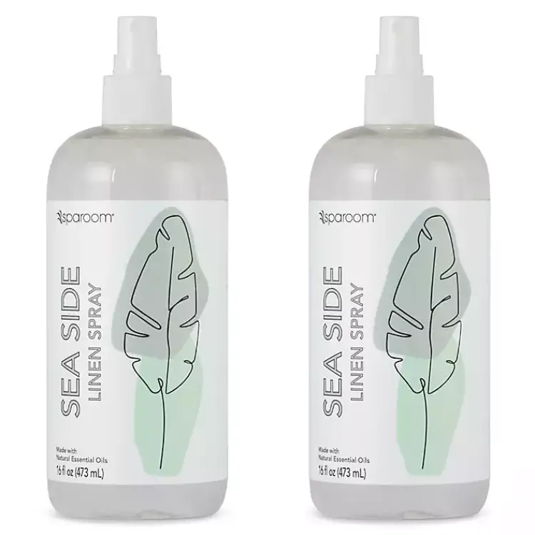 Home Fragrance>Kirklands Home Seaside 2-Pack Linen Spray White