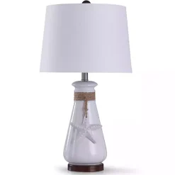 Kirklands Home Seaside Rope Tie Table Lamp White Discount