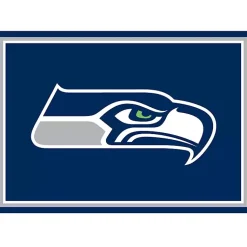 Kirklands Home Seattle Seahawks Area Rug, 3x4 Blue Outlet