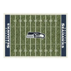 Kirklands Home Seattle Seahawks Home Field Area Rug, 6x8 Green Online