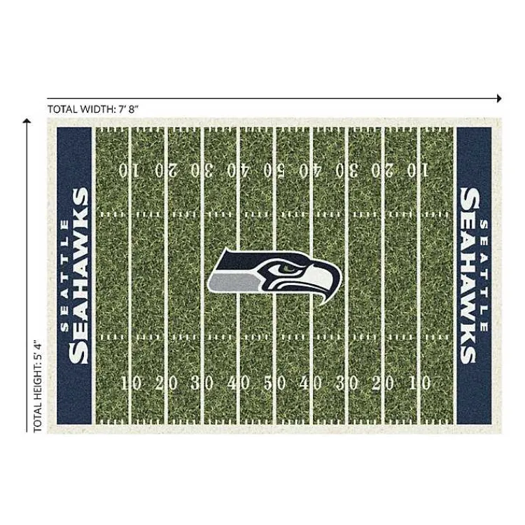 Kirklands Home Seattle Seahawks Home Field Area Rug, 6x8 Green Online