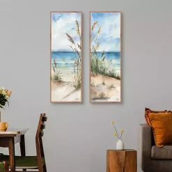 Kirklands Home Seaview Panel I & II 2-pc. Canvas Art Print Set Blue Online