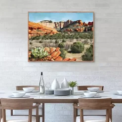 Kirklands Home Sedona Framed Canvas Art Print Sale