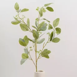 Stems & Bouquets>Kirklands Home Seeded Eucalyptus Sprays, Set of 2 Green