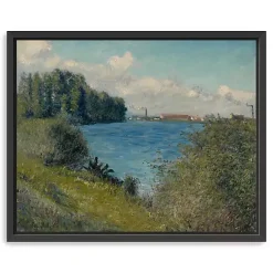Kirklands Home Seine at Argenteuil Framed Canvas Art Print Sale