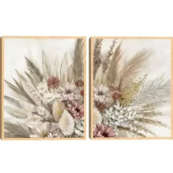 Kirklands Home Send All Your Love Canvas Art Prints, Set of 2 Clearance