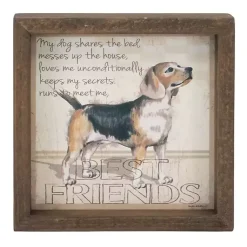 Kirklands Home Sentimental Dogs Framed Art Prints, Set of 6 Multi Sale