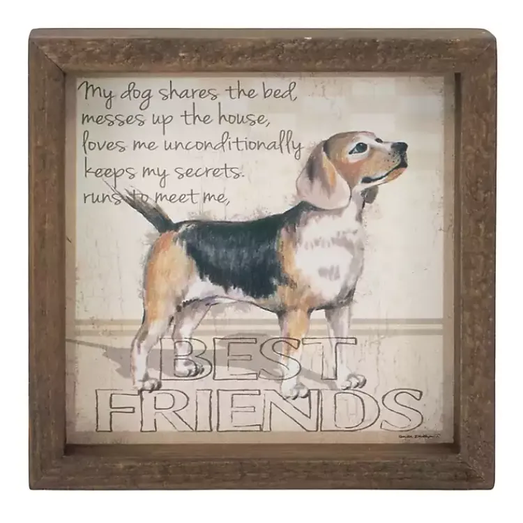 Kirklands Home Sentimental Dogs Framed Art Prints, Set of 6 Multi Sale