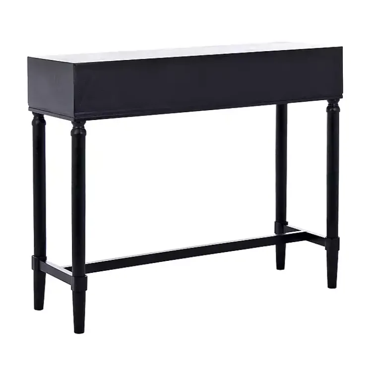 Kirklands Home Serena 2-Drawer Console Table Black Hot