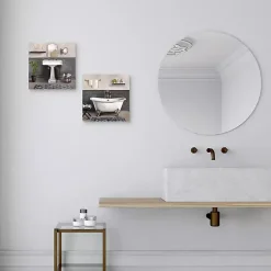 Kirklands Home Serene Bath 2-pc. Canvas Art Print Set Hot