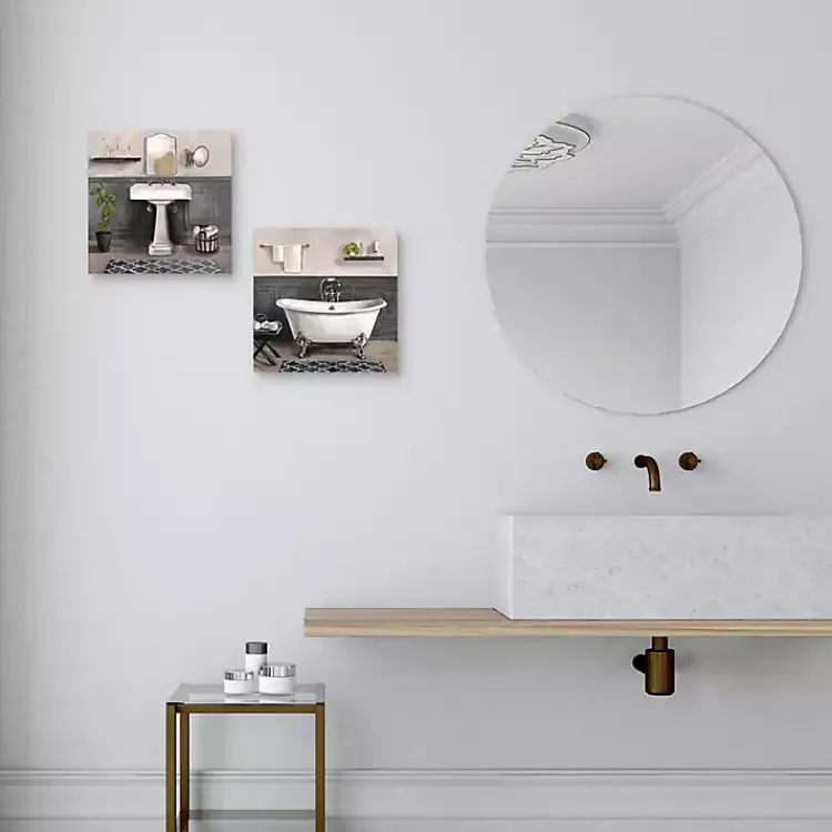 Kirklands Home Serene Bath 2-pc. Canvas Art Print Set Hot