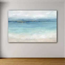 Kirklands Home Serene Sea Landscape Giclee Canvas Art Print Blue Outlet