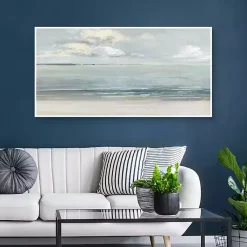Kirklands Home Serene Sound Framed Canvas Art Print Multi Online