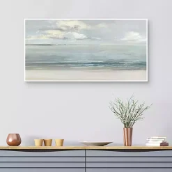 Kirklands Home Serene Sound Framed Canvas Art Print Multi Online