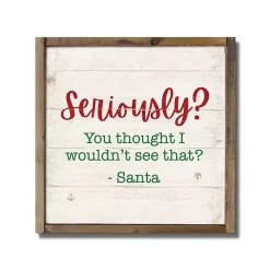 Christmas Art & Wall Decor>Kirklands Home Seriously See That Christmas Wall Plaque