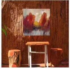 Kirklands Home Shades of Fall Outdoor Canvas Art Print Outlet