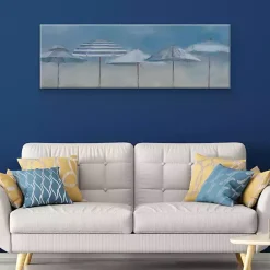 Kirklands Home Shades of Summer Giclee Canvas Art Print Blue New