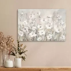 Kirklands Home Shades of Canvas Art Print, 16x24 White Discount