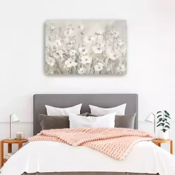 Kirklands Home Shades of Canvas Art Print, 32x48 White Clearance
