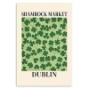 St Patricks Day Decorations>Kirklands Home Shamrock Market Canvas Art Print