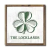 St Patricks Day Decorations>Kirklands Home Shamrock Personalized Framed Wall Plaque