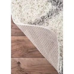 Kirklands Home Shanna Diamond Area Rug, 5x7 White Hot
