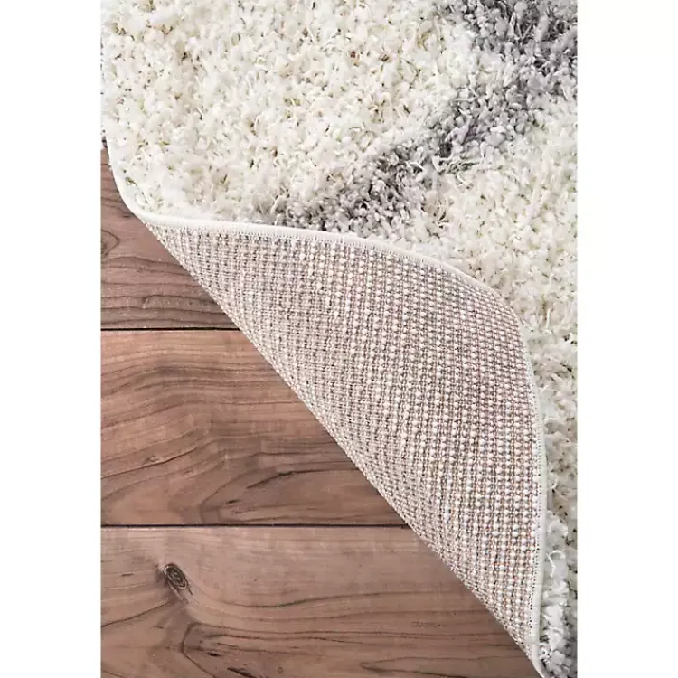Kirklands Home Shanna Diamond Area Rug, 5x7 White Hot