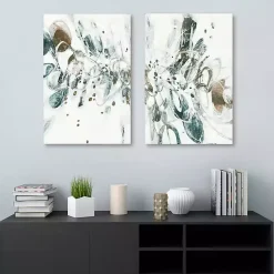 Kirklands Home Shattered Glass Canvas Art Prints, Set of 2 Outlet