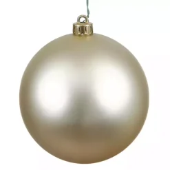 Christmas Ornaments>Kirklands Home Shatterproof Champagne Ball Ornaments, Set of 6 Gold