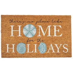 Outdoor Christmas Decorations>Kirklands Home Shells Home for the Holidays Coir Doormat
