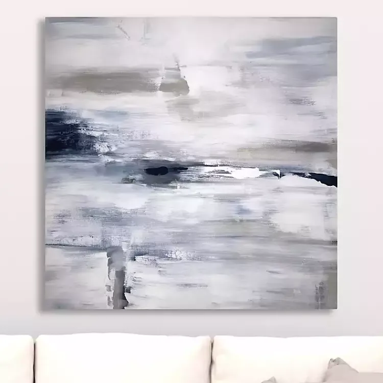 Kirklands Home Shifting Tides I Giclee Canvas Art Print White Hot