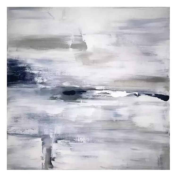 Kirklands Home Shifting Tides I Giclee Canvas Art Print White Hot