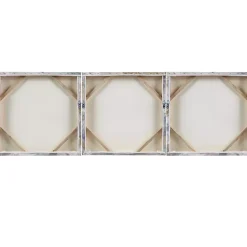Kirklands Home Shimmering Symphony Triptych Canvas Art, Set of 3 Blue Sale